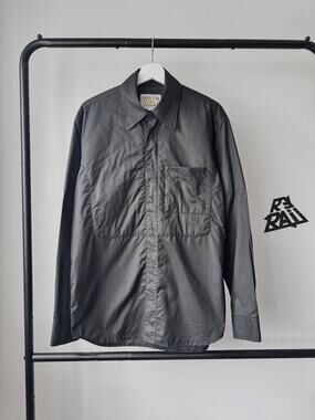 W&LT Walter Van Beirendonck Black Nylon Overshirt Jacket